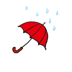 雨なのですわ～